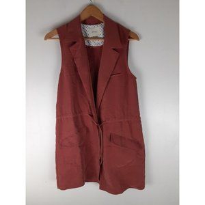 Anthropologie Rust Vest